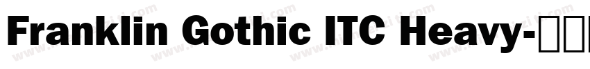 Franklin Gothic ITC Heavy字体转换